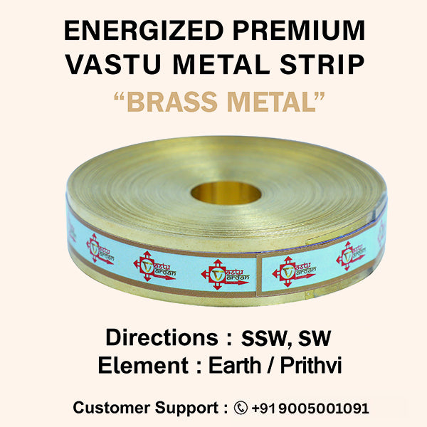 VASTU VARDAN 100 FEET 0.75 INCH BRASS STRIP