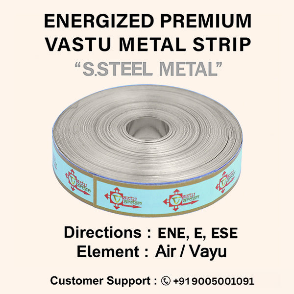 VASTU VARDAN 50 FEET 0.5 INCH STAINLESS STEEL STRIP