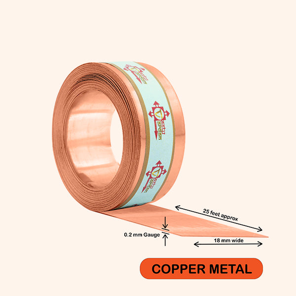 25 FEET 0.75 INCH COPPER STRIP
