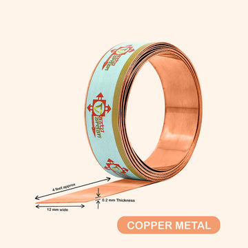 VASTU VARDAN 4 FEET 0.5 INCH COPPER STRIP