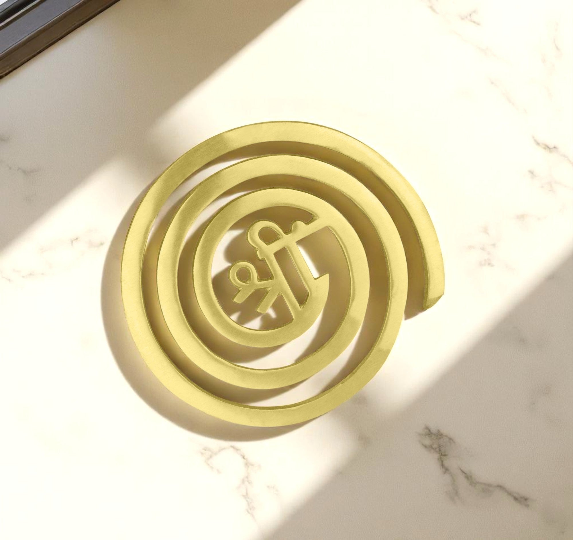 VASTU VARDAN BRASS SHREE HELIX 4 INCH PACK OF 3