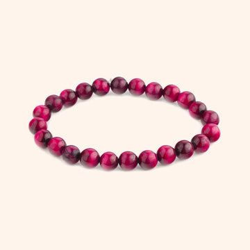 PINK TIGER EYE BRACELET