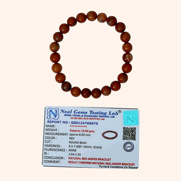 VASTU VARDAN RED JASPER BRACELET