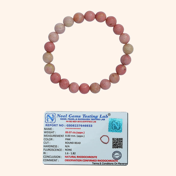 RHODOCHROSITE BRACELET