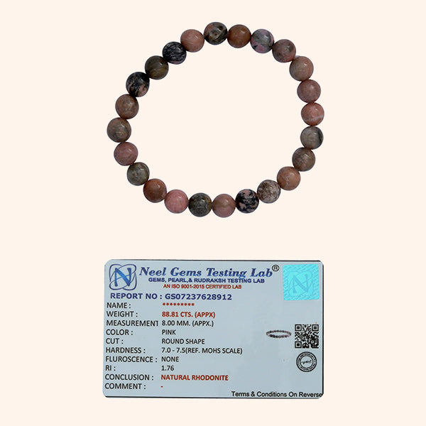 RHODONITE BRACELET