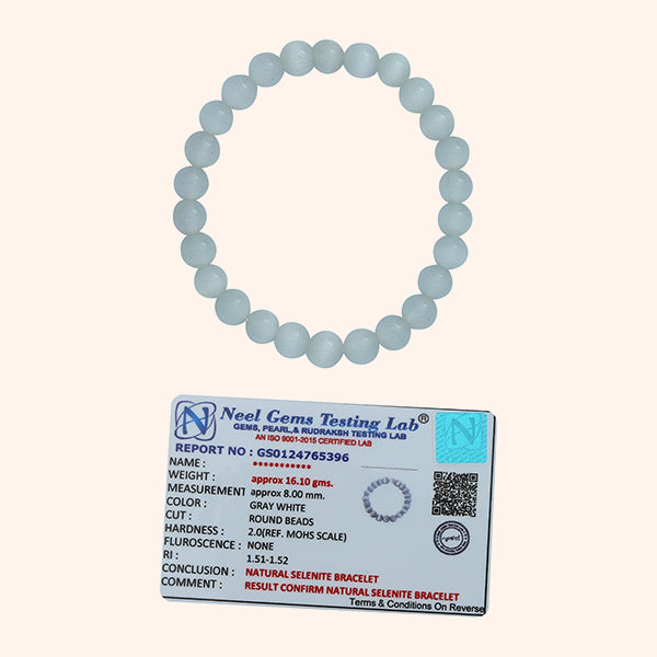 VASTU VARDAN SELENITE BRACELET