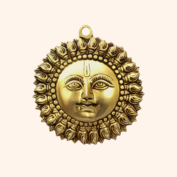 VASTU VARDAN BRASS SMALL SUN STATUE