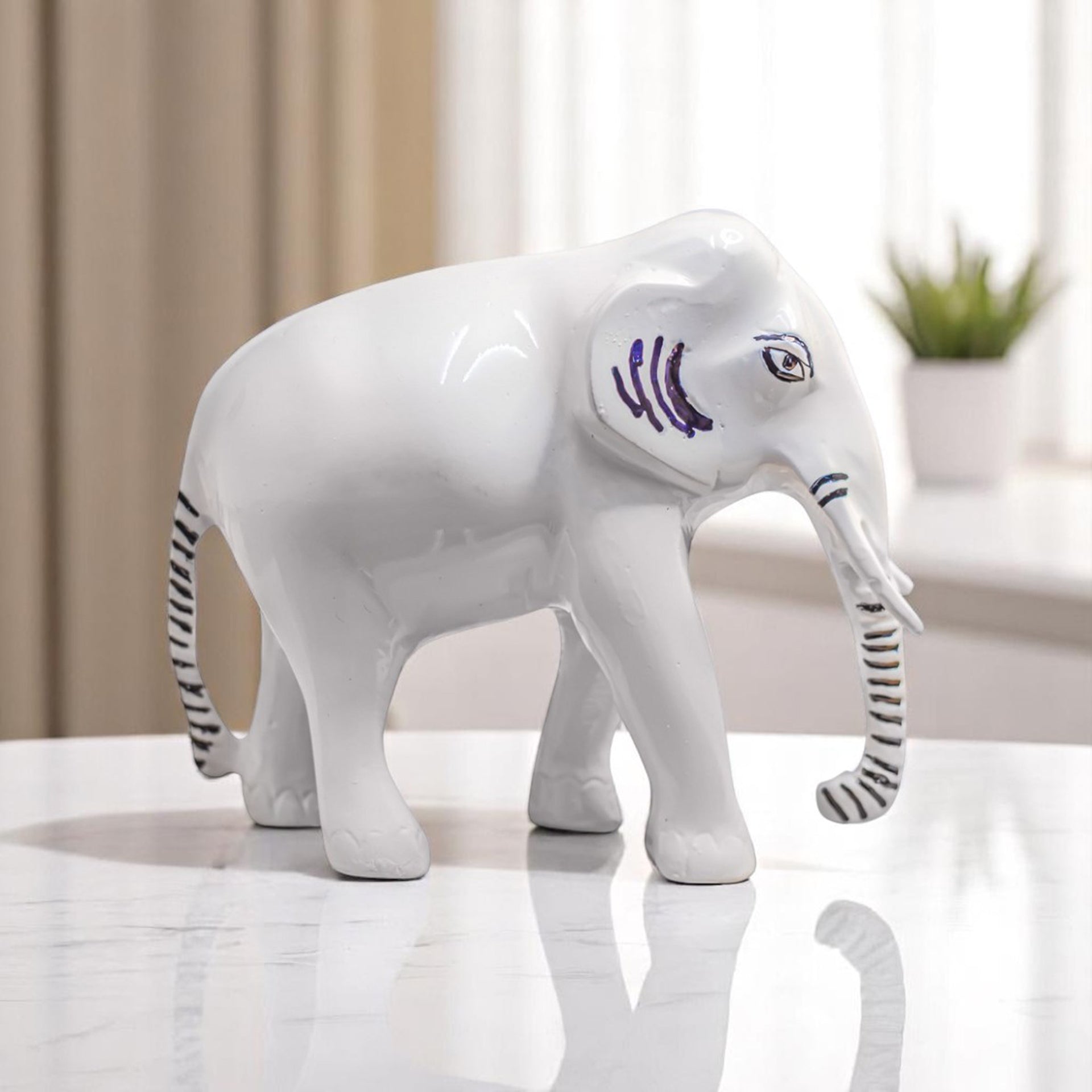 VASTU VARDAN BRASS WHITE ELEPHANT