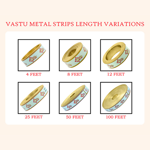 VASTU VARDAN 8 FEET 0.5 INCH BRASS STRIP