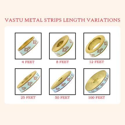 VASTU VARDAN 4 FEET 0.5 INCH BRASS STRIP