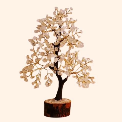 VASTU VARDAN CLEAR QUARTZ TREE 600 BEADS || ENERGY AMPLIFYING CRYSTAL TREE FOR CLARITY, HEALING, AND SPIRITUAL GROWTH || PERFECT FOR MEDITATION AND DECOR |