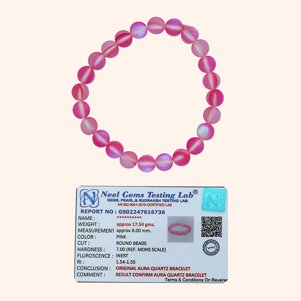 VASTU VARDAN AURA QUARTZ DARK PINK