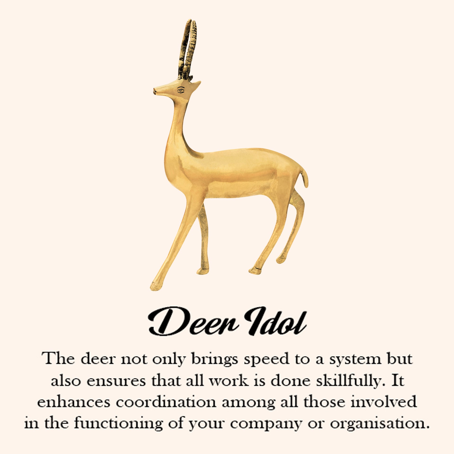 VASTU VARDAN BRASS BIG DEER
