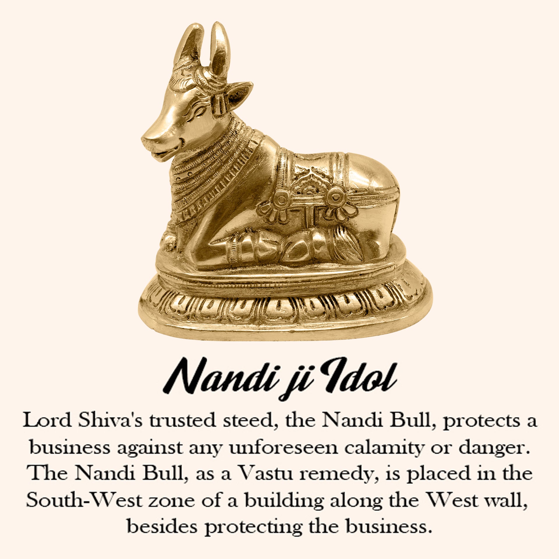 VASTU VARDAN BRASS NANDI JI
