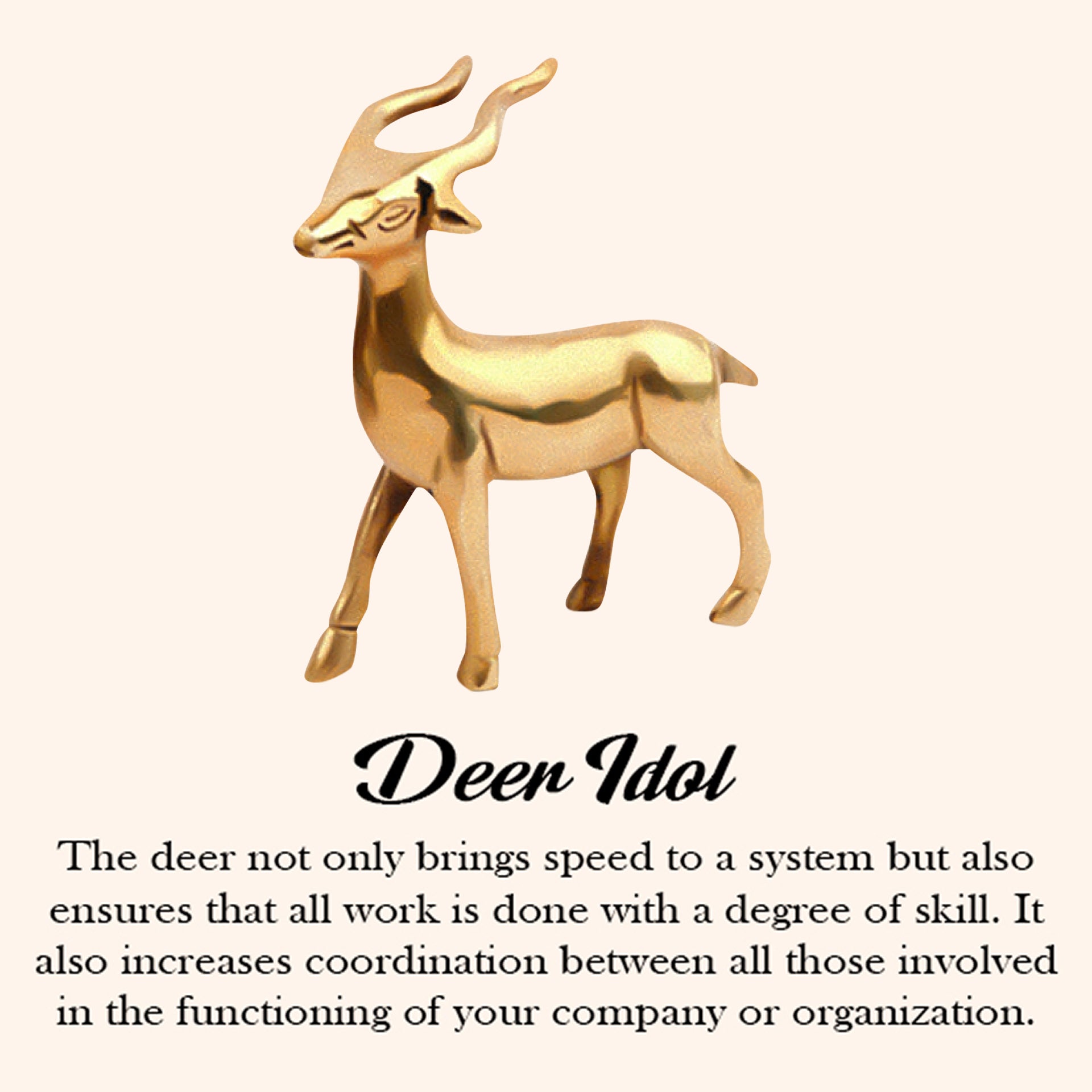 VASTU VARDAN BRASS SMALL DEER