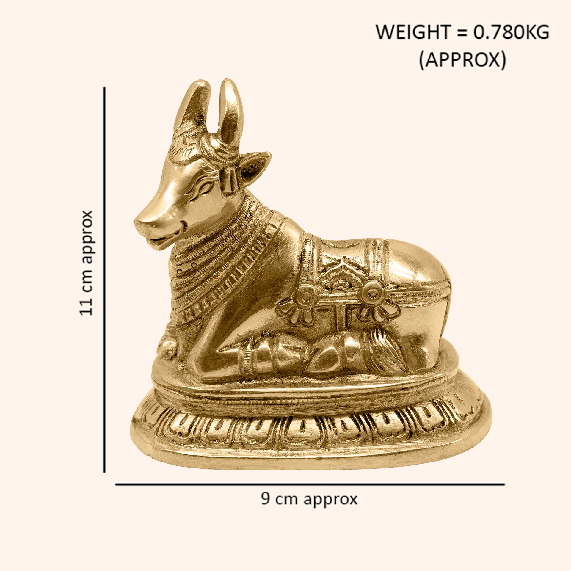 VASTU VARDAN BRASS NANDI JI