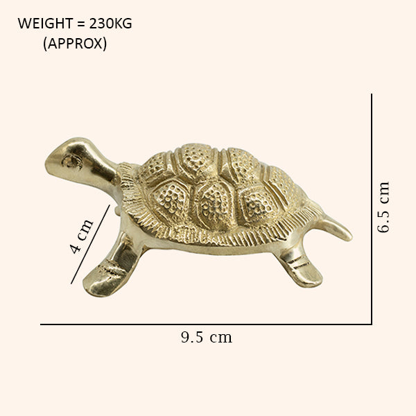 VASTU VARDAN BRASS SMALL YANTRA TURTLE 2 INCH