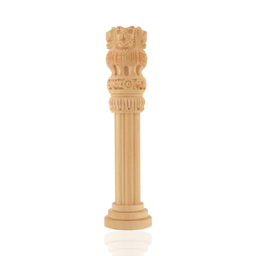 WOODEN ASHOKA PILLAR