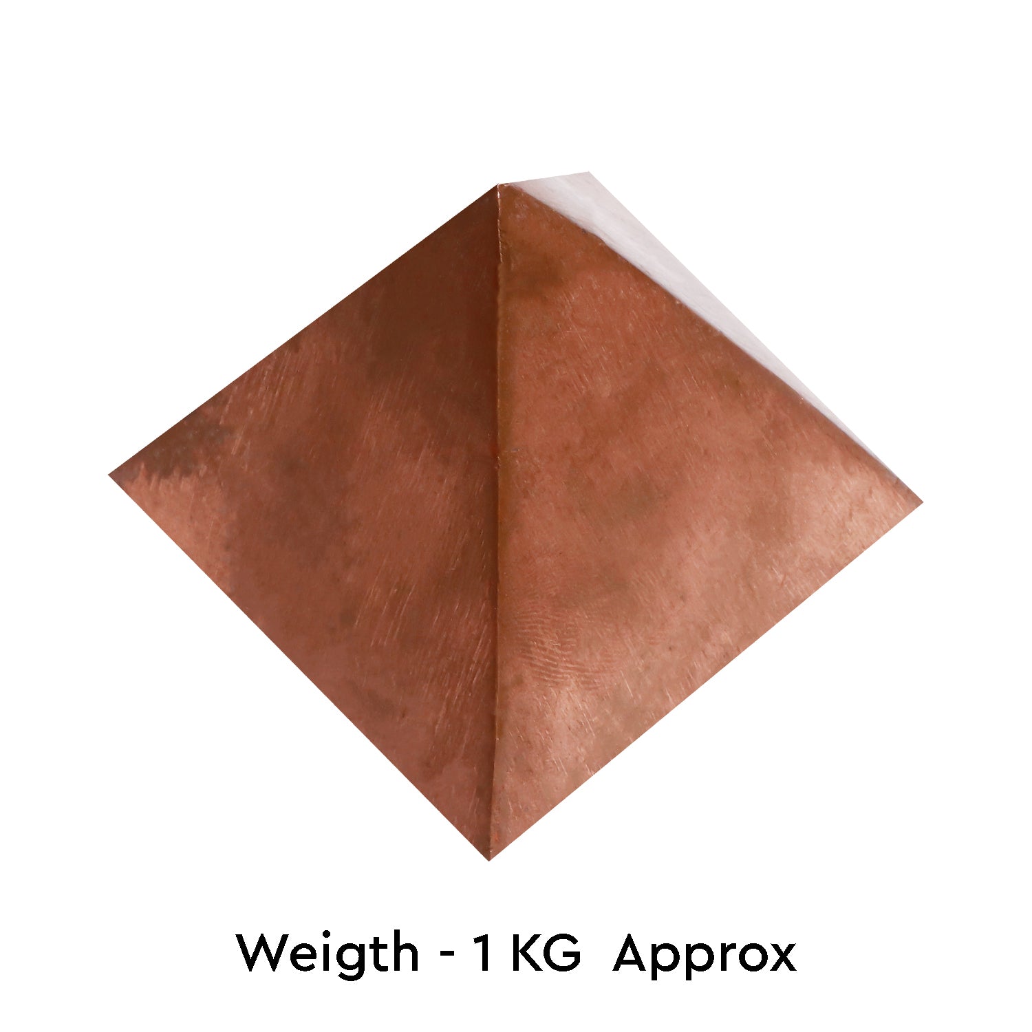 Copper Square Pyramid 1KG - vastu-vigyan