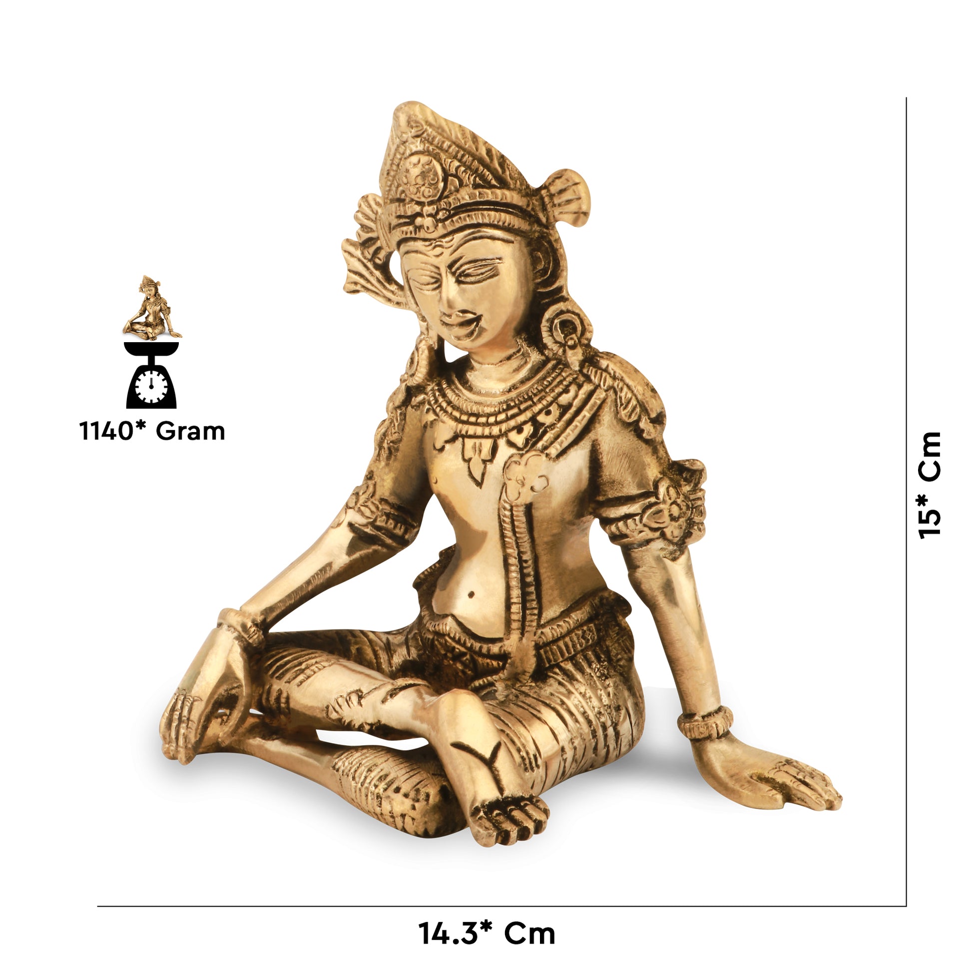 BRASS INDRA DEV (इंद्र देव). - vastu-vigyan