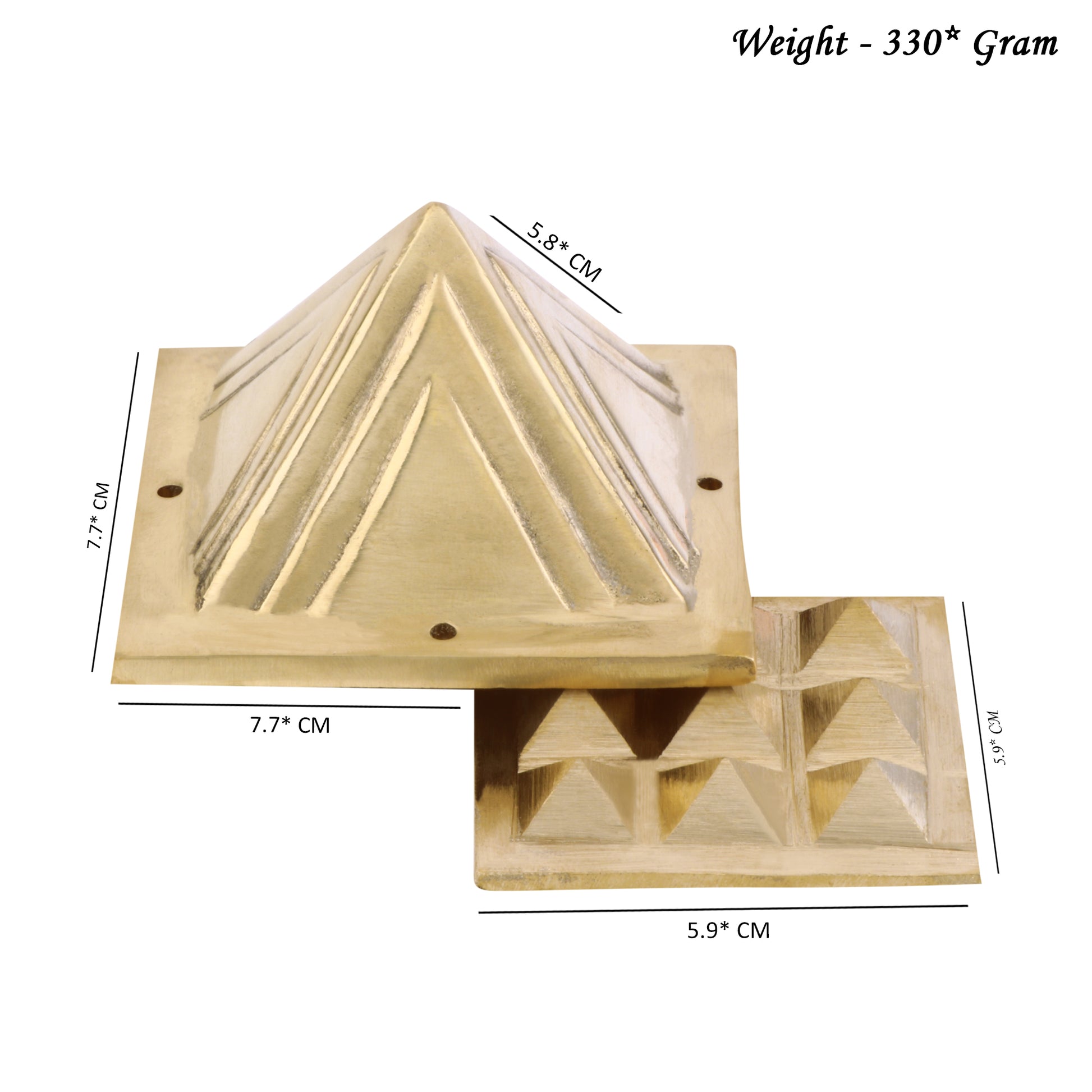 BRASS PYRAMID - vastu-vigyan