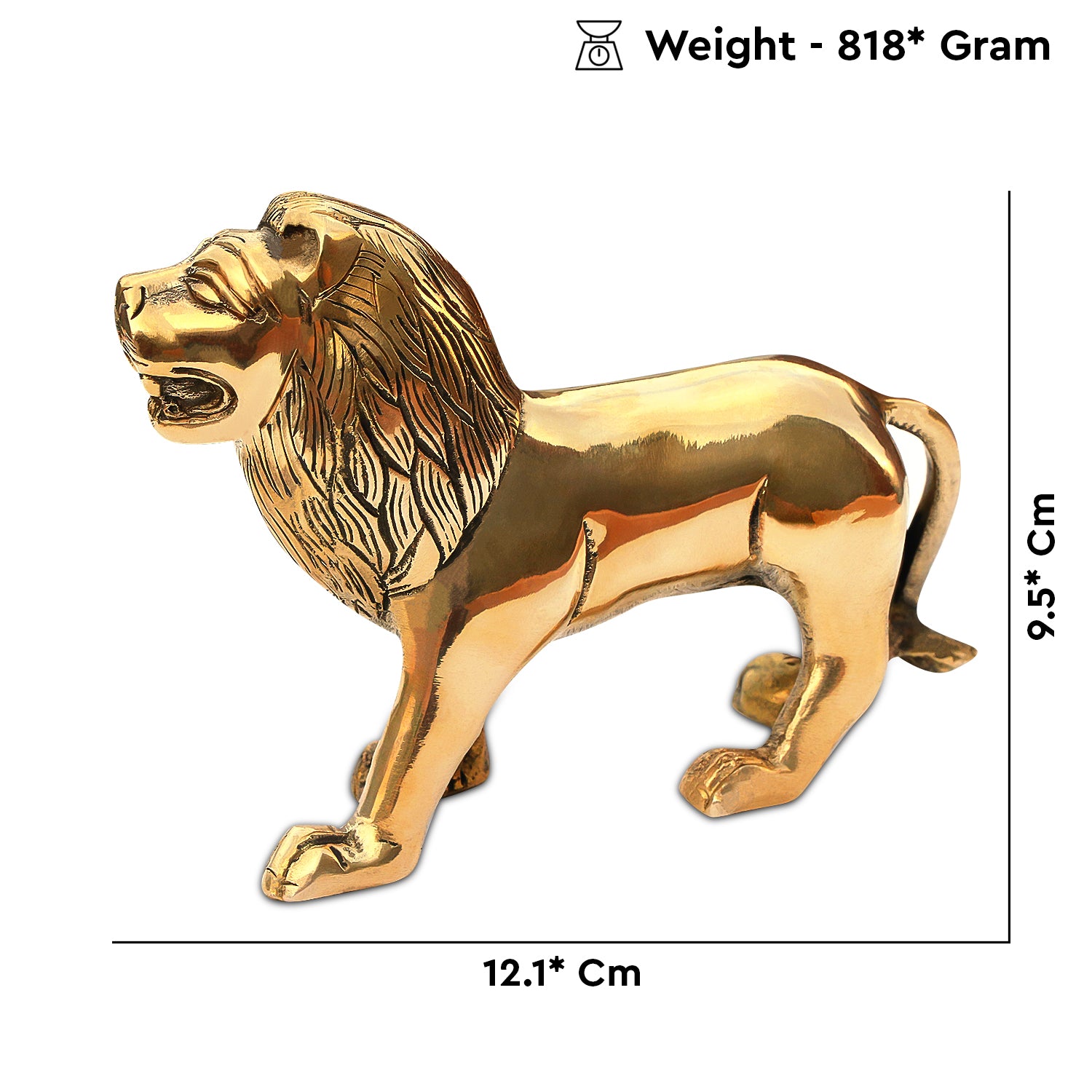 BRASS LION - vastu-vigyan