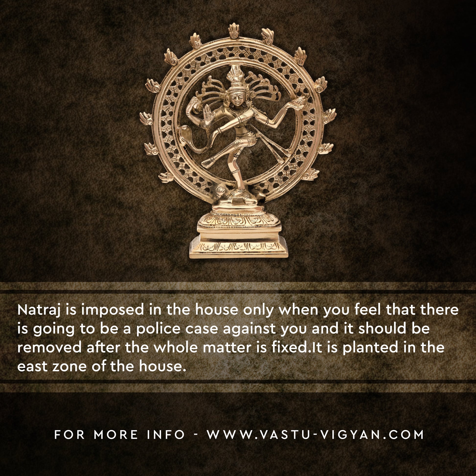 BRASS NATARAJA JI - vastu-vigyan