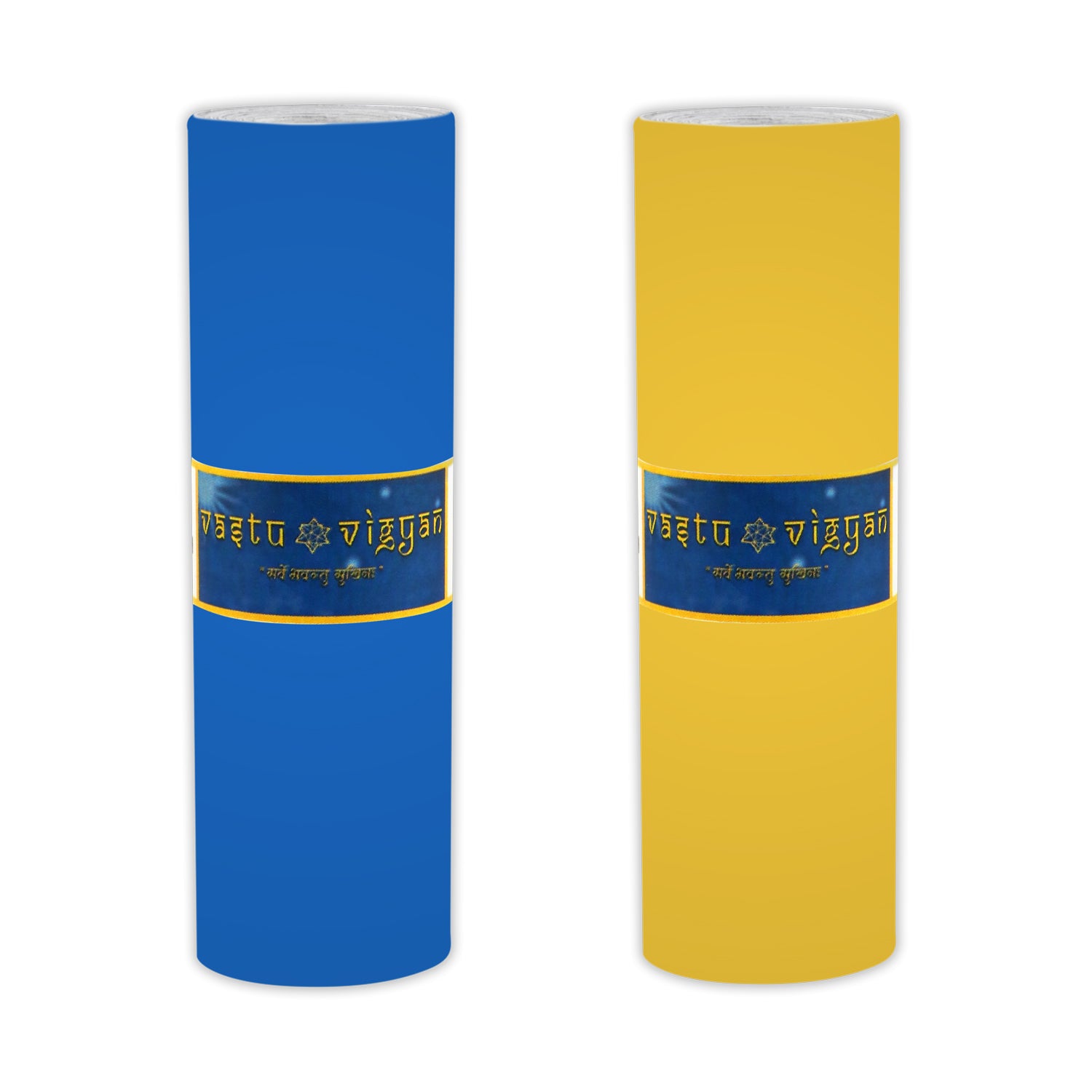 Vinyl Vastu Tape Blue Yellow - vastu-vigyan