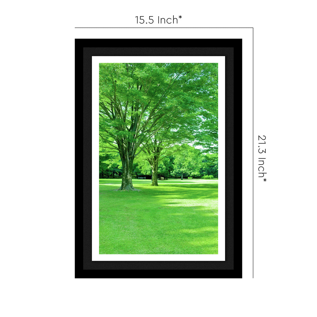 GREEN SCENE WITH FRAME