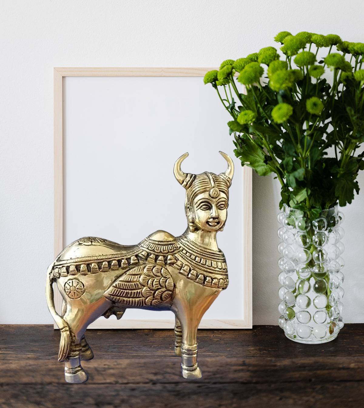 BRASS KAMDHENU COW - vastu-vigyan